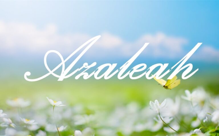 azaleah name meaning