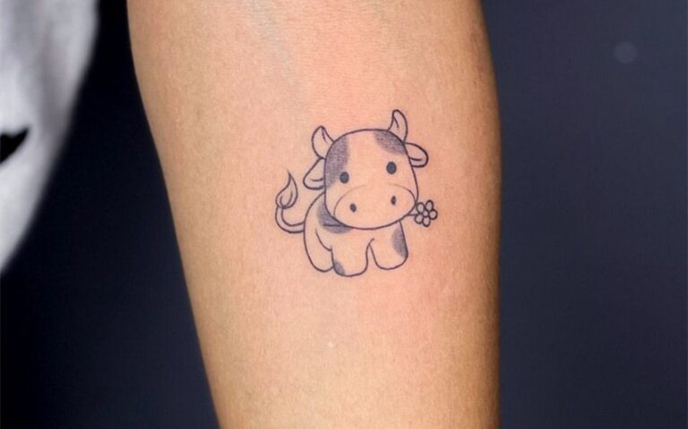 cow tattoo ideas for females