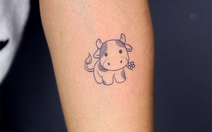 cow tattoo ideas for females