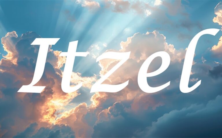 itzel name meaning in spanish