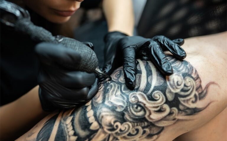 japanese mask tattoo ideas