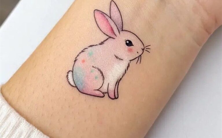 small bunny tattoo ideas