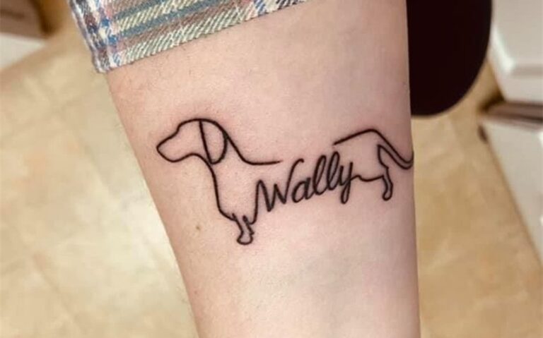 wiener dog tattoo ideas