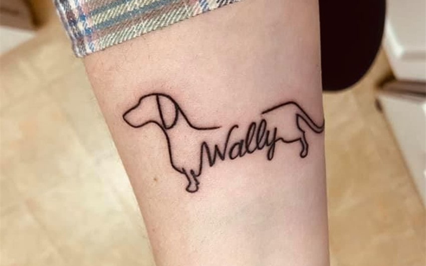 wiener dog tattoo ideas