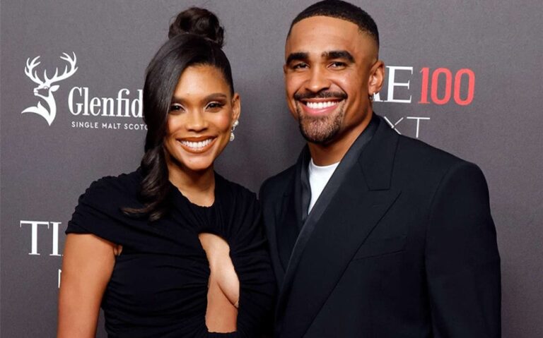jalen hurts and wife