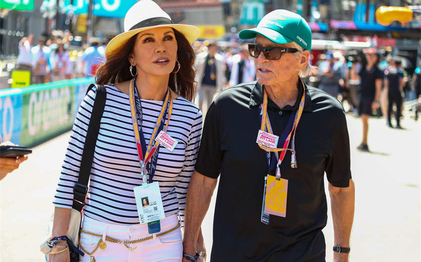 michael douglas wife